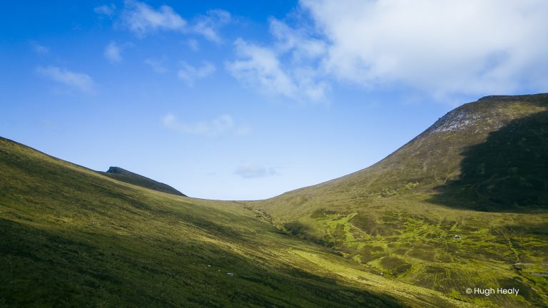 Achill Island Valley on a clear day