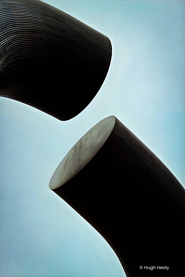 Two pipes come together