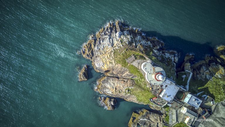A view from above the Lighthouse in Howth