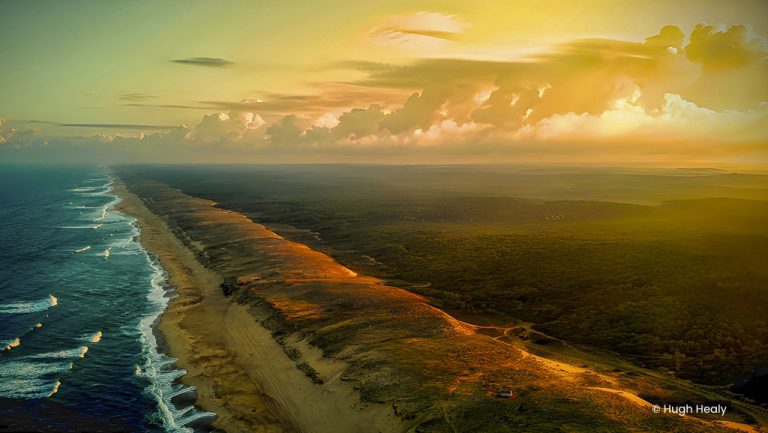 The Dunes of Aquitaine at dawn